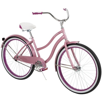 pink women's cruiser bike