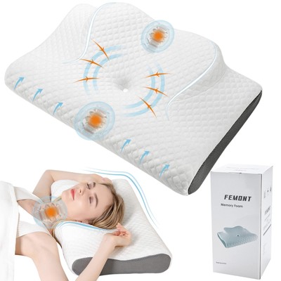 Almohadas Ortopedicas Para Cervical Alivio Dolor Cuello Foam Memory Dormir Bien