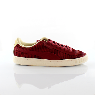 Puma States x ALD Aim Leon Dore Red Low Lace Up Mens Trainers 358588 02