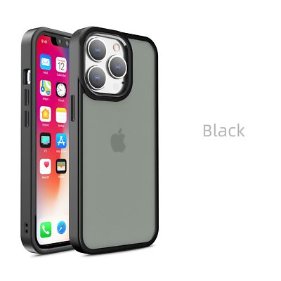 For iPhone 14 Pro Max 13 12 11 Shockproof Frosted Ultra-Thin PC Hard Case Cover