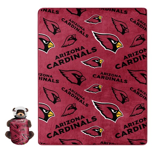 Плюшевый чехол для медведей Northwest NFL Arizona Cardinals с шелковым пледом Touch Touch