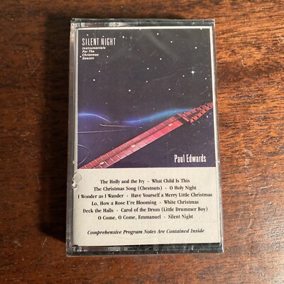 Paul Edwards ''Silent Night'' Sealed Cassette New Christmas Instrumentals