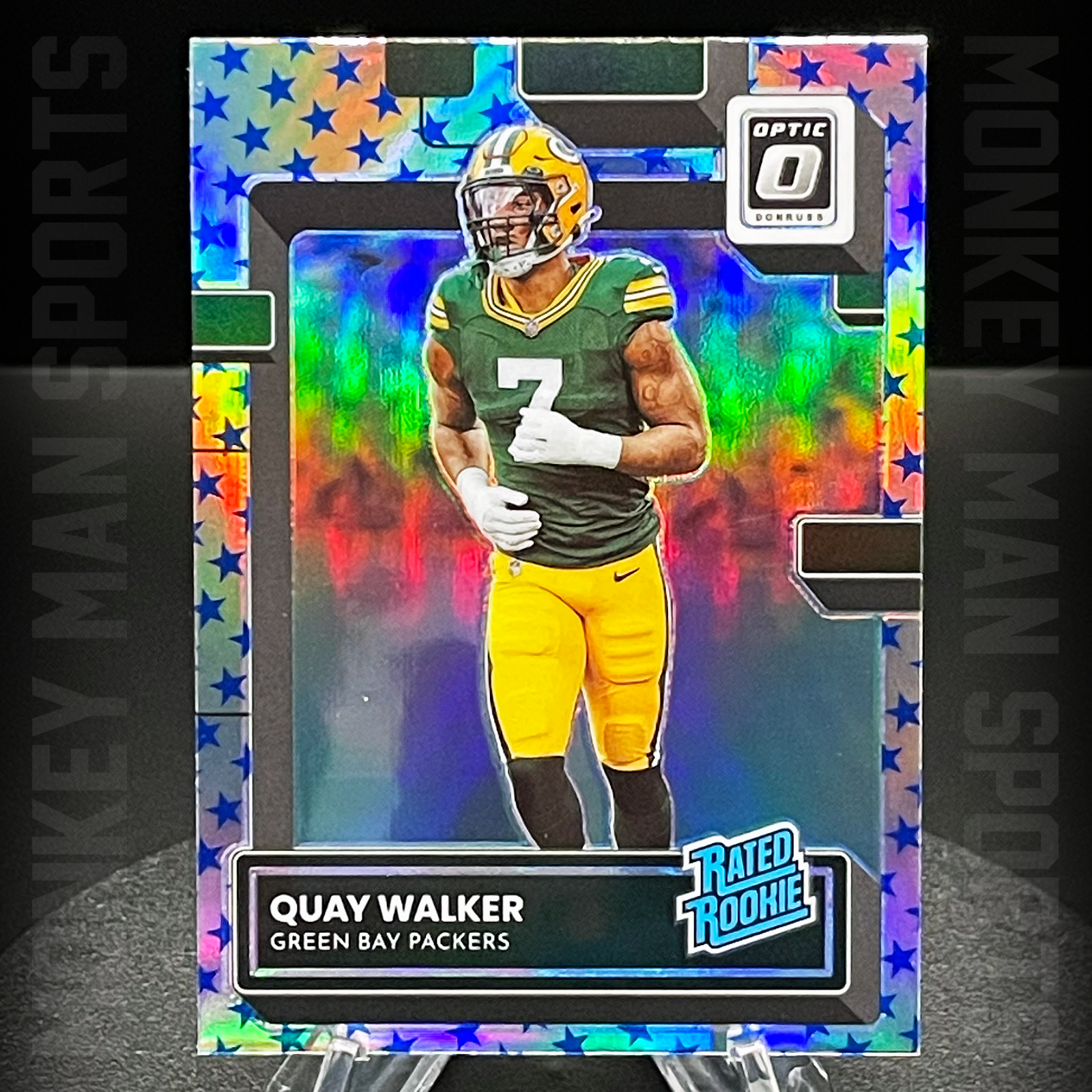2022 Optic - Quay Walker Rated Rookie - #248 SP STARS HOLO PACKERS MINT