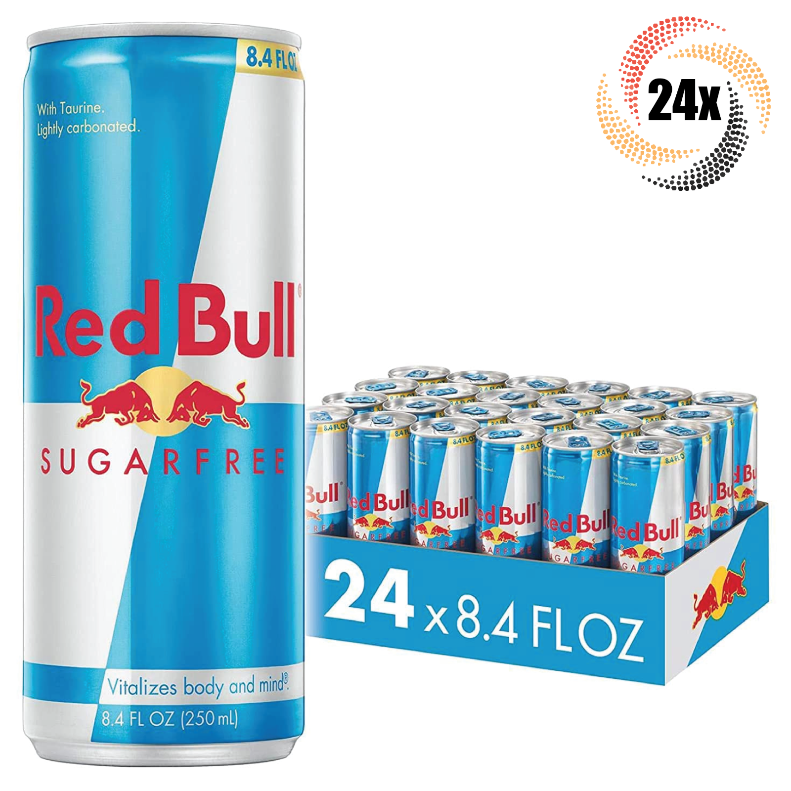 Full Case 24x Cans Red Bull Sugar Free Energy | | Fast | eBay