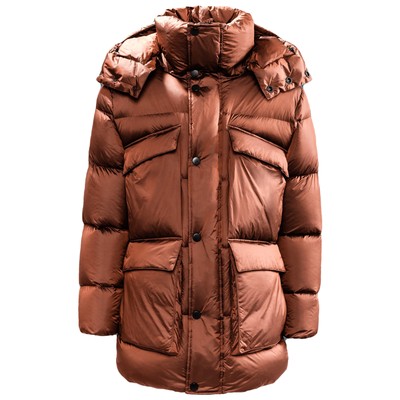 JACK WOLFSKIN JACK WOLFSKIN TECH LAB UPPPER EAST JACKET BROWN MENS PUFFER COAT 1205561 5090