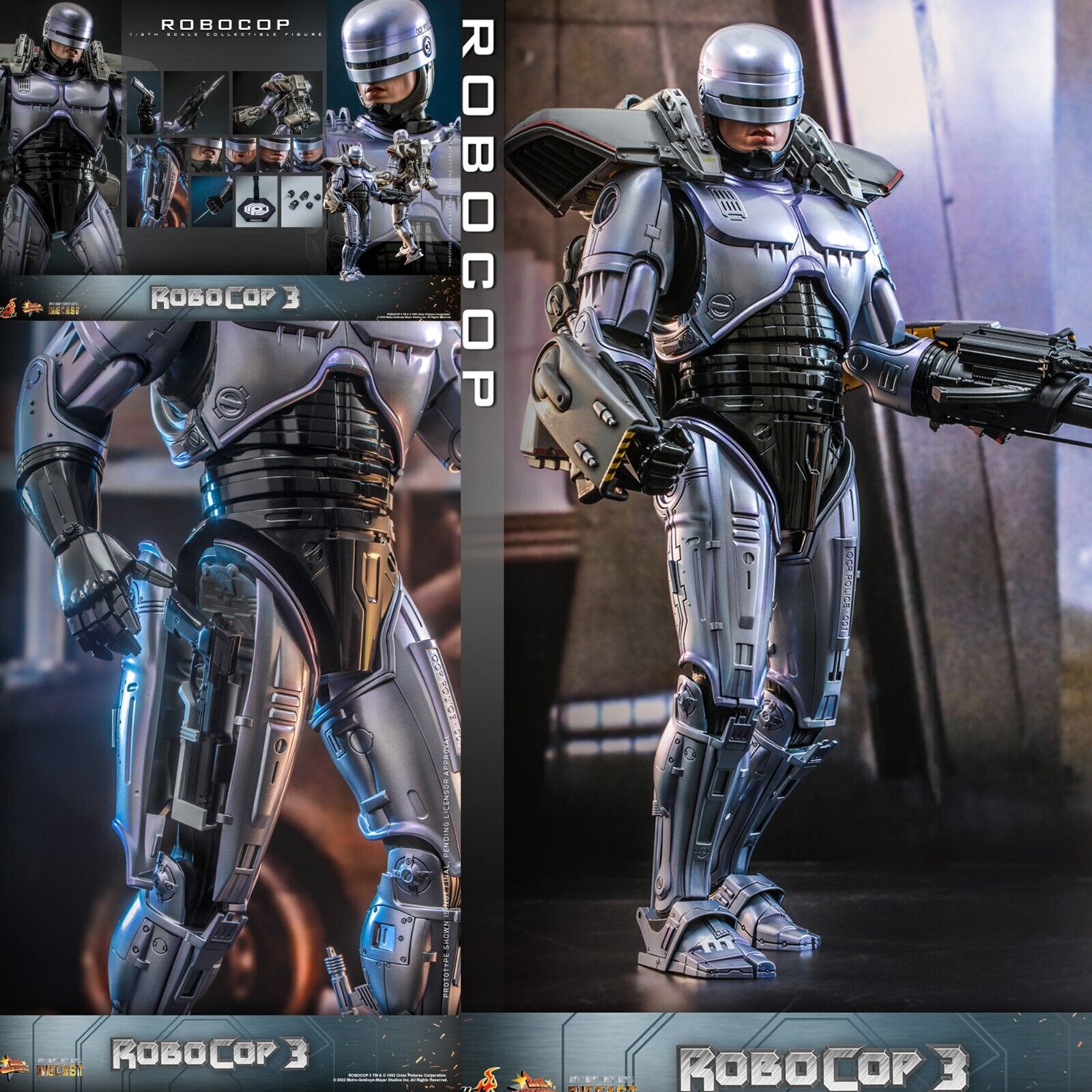 RoboCop 3 Robert John Burke 1/6 Scale Action Figures Hot RoboCop 3 Robert John Burke 1/6 Scale Action Figures Hot