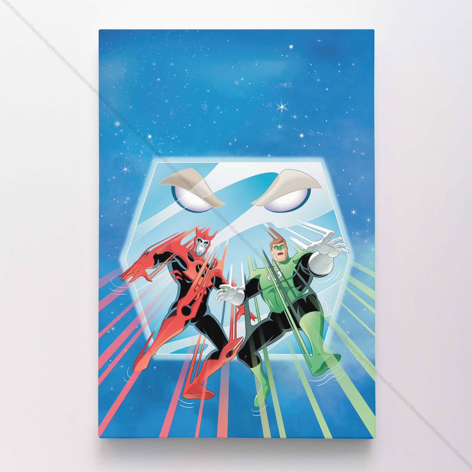 Green Latern Poster Canvas DC Comic Book Cover Art Print #11361