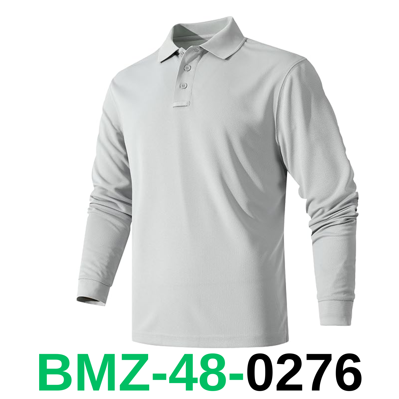 MENS LONG POLO SHIRT (予約販売品) JEShifangjiusu Men's Long Sleeve Polo Shirts Fashion Zipper