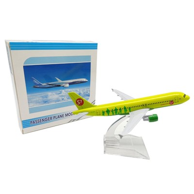 1/400 16cm Russia Air Siberia S7 A320 Airplane Model Diecast Aircraft Display C