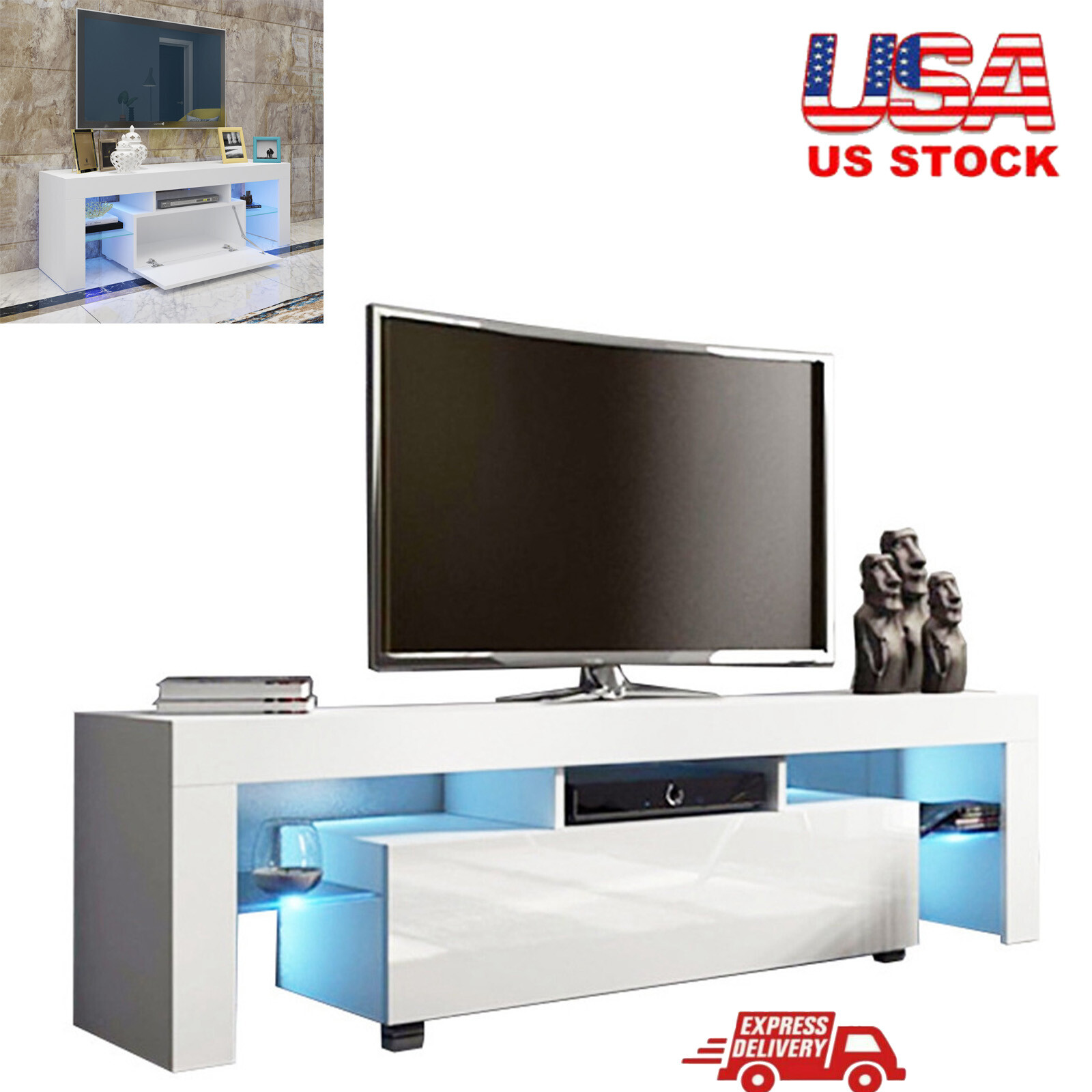 Cabinet For 60 Inch Gaming Entertainment Center Led Tv Media Console