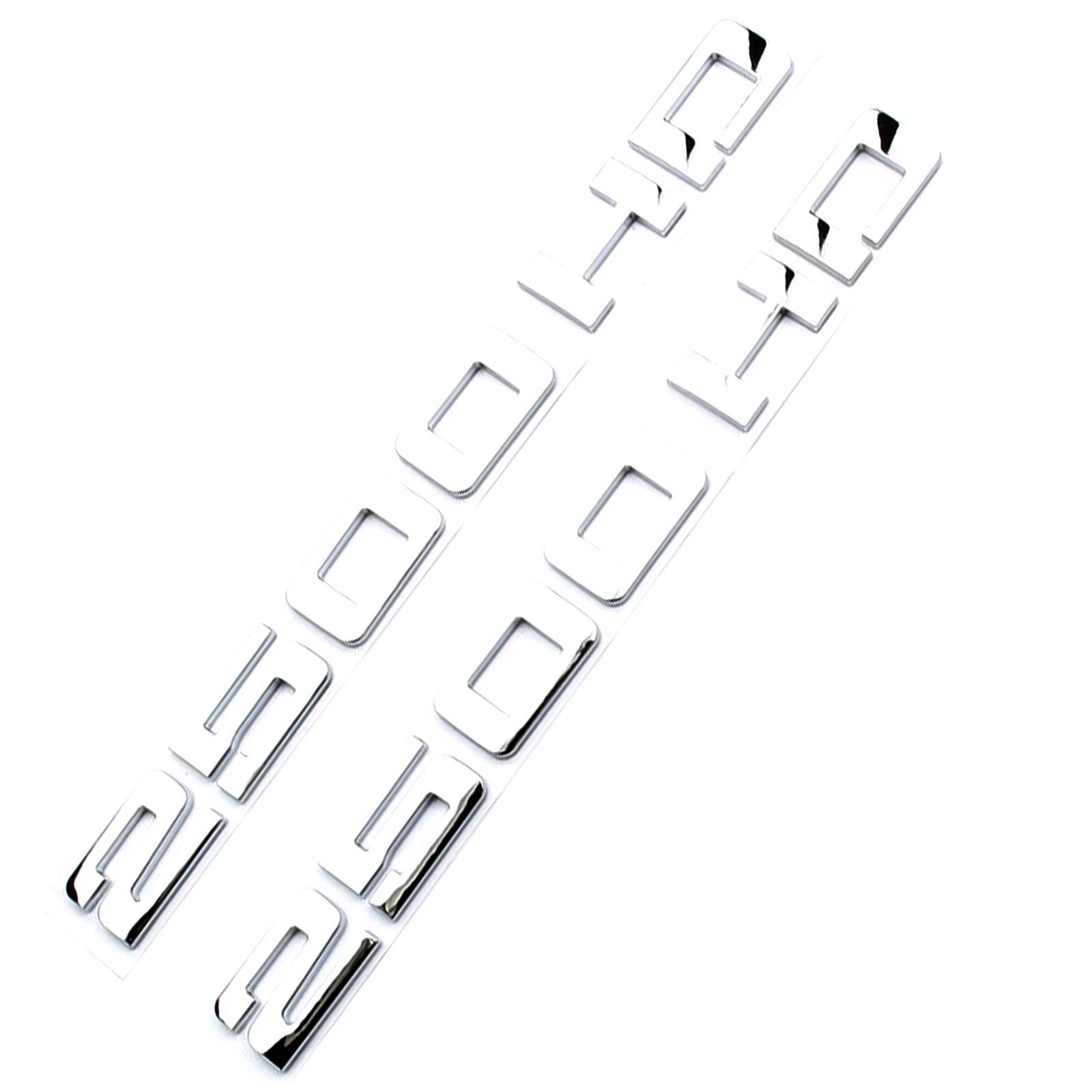 GLOSS CHROME for 2500HD DOOR EMBLEM LETTER NAMEPLATE BADGE FOR CHEVY