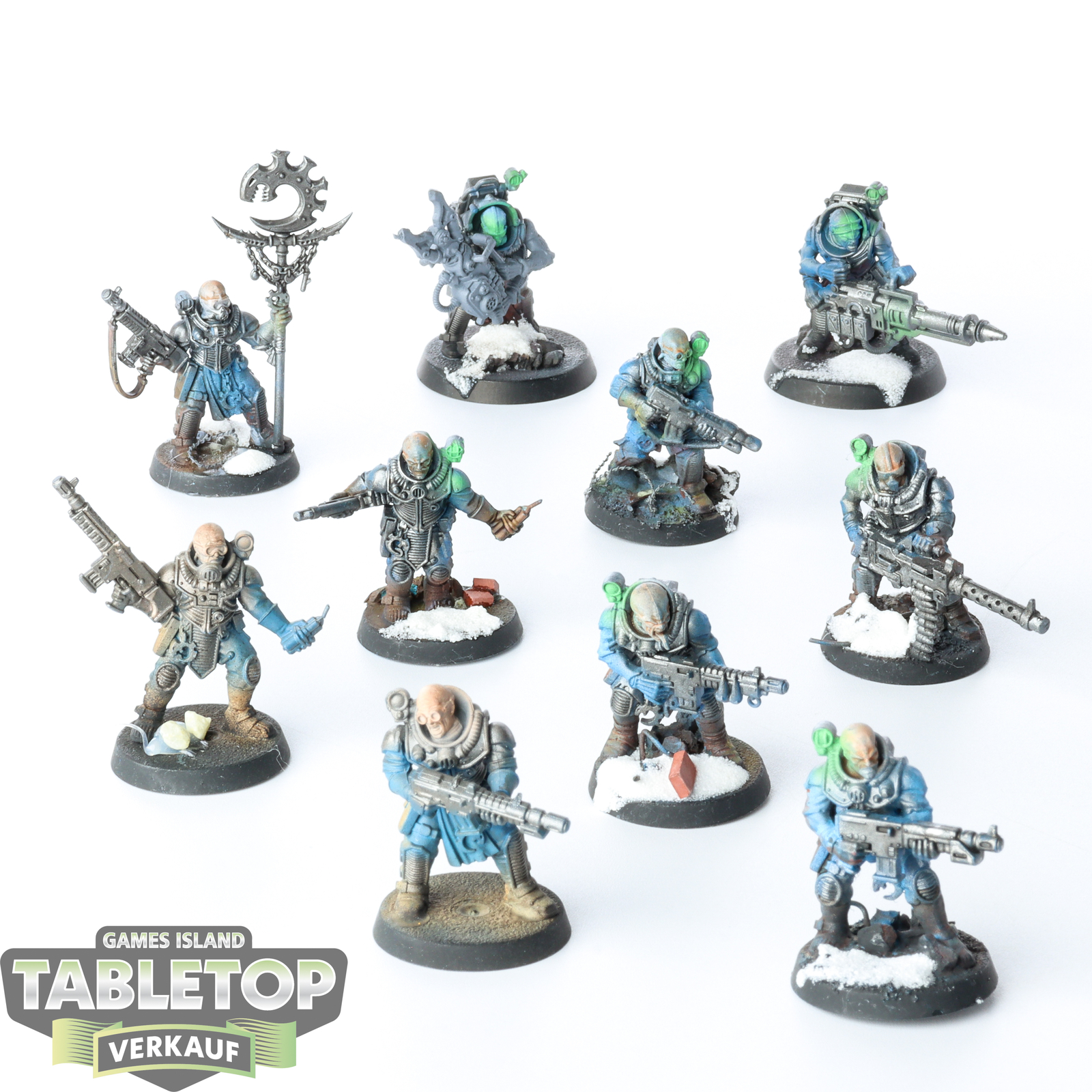 Genestealer Cults - 10 Neophyte Hybrids - teilweise bemalt