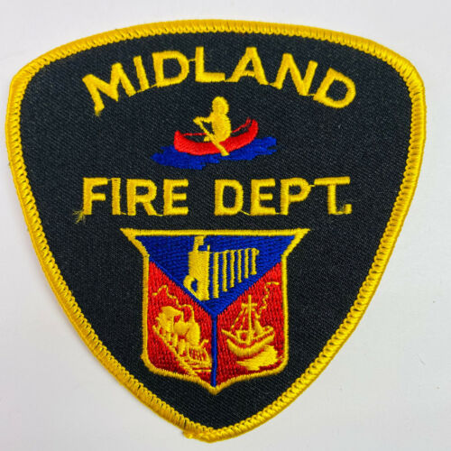 Midland Fire Department Canada Patch D10