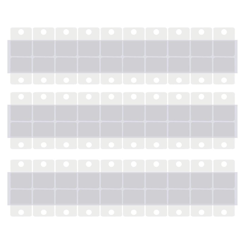 Create idea 300pcs 1.5x1 Inch Pegboard and Slatwall Hook Tabs