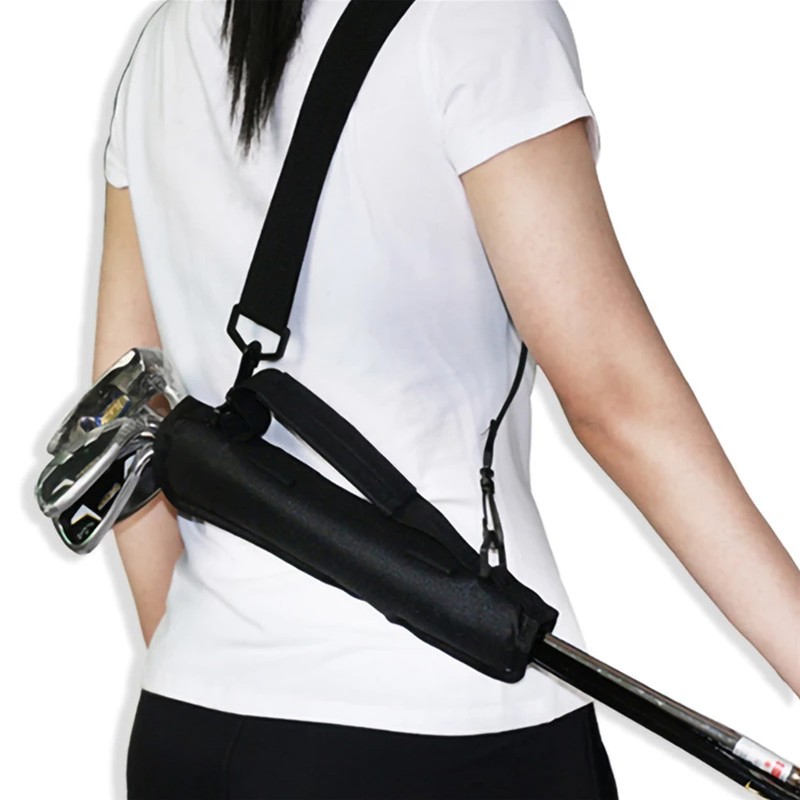 Portable Golf Club Carry Bag Golf Storage Travel Pouch With Adjustable Straps