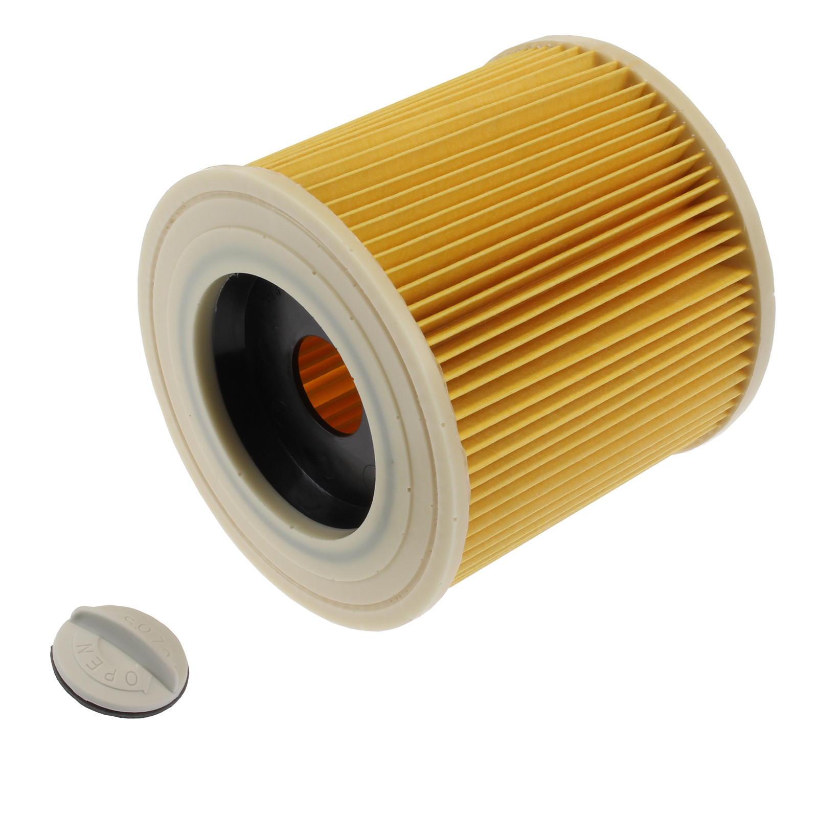 2 x Wet & Dry Vacuum Cleaner Filters For Karcher MV3 K2301 A2251 VC6300