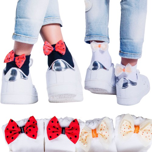 Chaussettes Fille Bebe Collants Jambieres Nœud Papillon Pois Ruban Neuf Be 1138 Ebay
