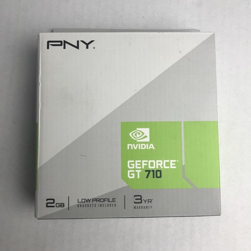 PNY NVIDIA GeForce GT 710 Verto 2GB DDR3 Graphics Card PCI Expresss 2.0 BLACK