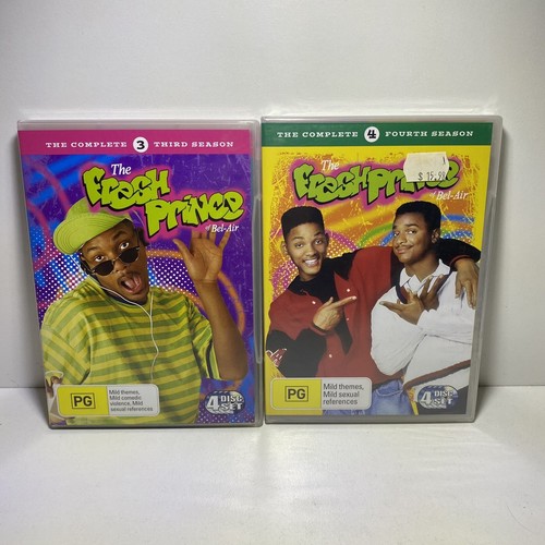 Fresh Prince Of Bel Air : Season 3 & 4 - DVD Region 4 - Season 4 Is New