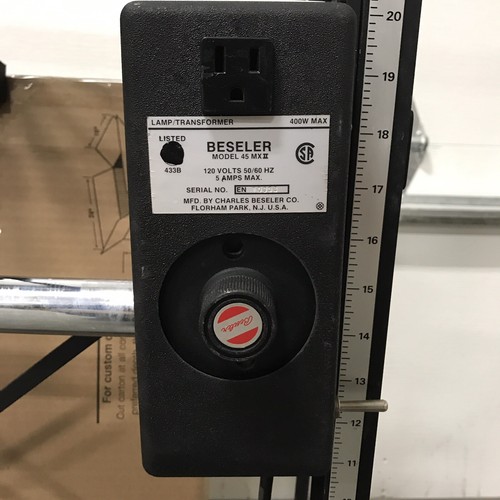 BESELER 45 MX II Enlarger Chassis & 120v Motor Drive Unit