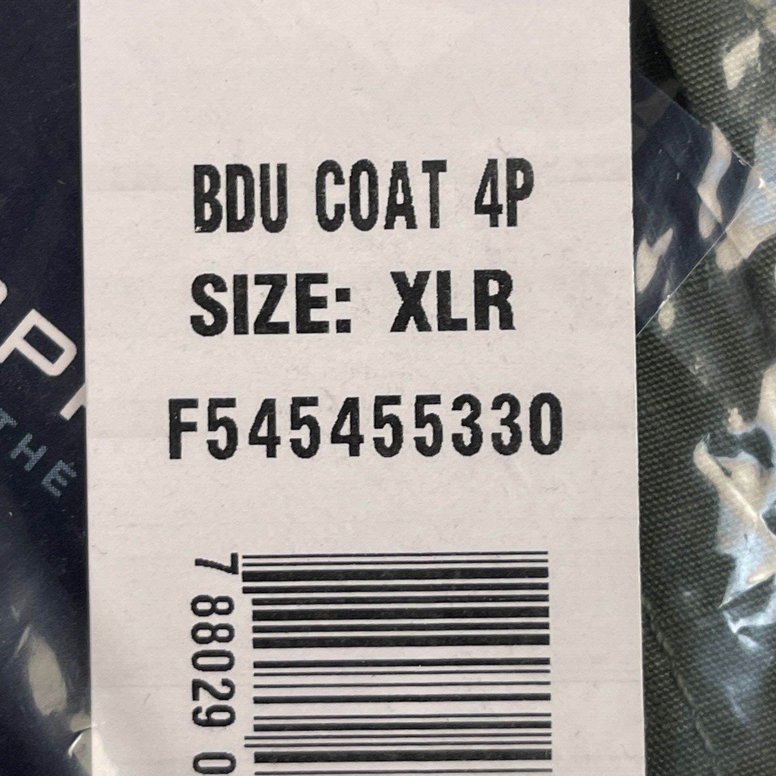 NEW BDU Propper Jacket - Olive - X-Large Regular