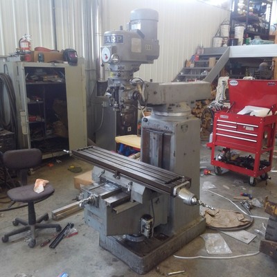 Atlas Model Mfc Horizontal Milling Machine S N 008903 Change O Matic Gear Box Arbor Support V