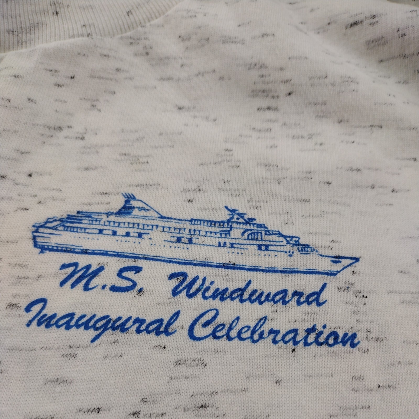Vintage Single Stitch T Shirt 1993 Norwegian Cruise Line Size Large Made In USA