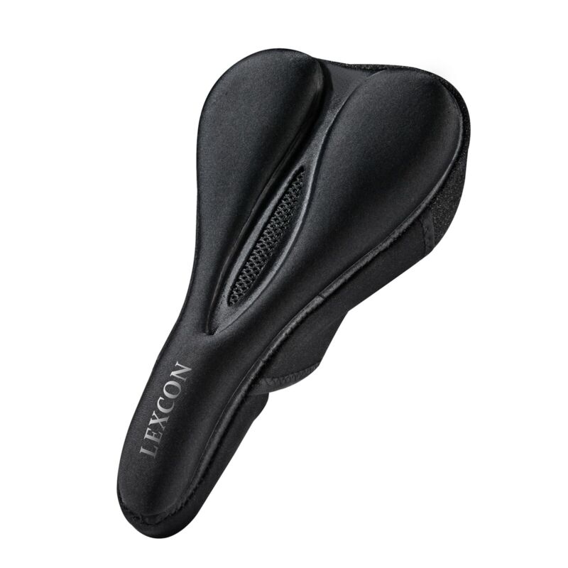 Bike Gel Seat Cover Breathable Comfort Padded Gel Bicycle Cycle Saddle Cushion 