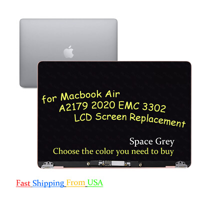 for MacBook Air 13'' A2179 2020 EMC 3302 LCD Screen Display Assembly Replacement
