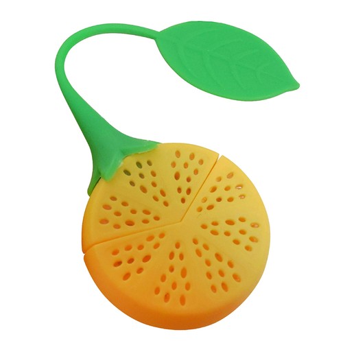 Tea Strainer Easy Cleaning Durable Lemon Shaped Tea Infuser Drink Tool Silicone