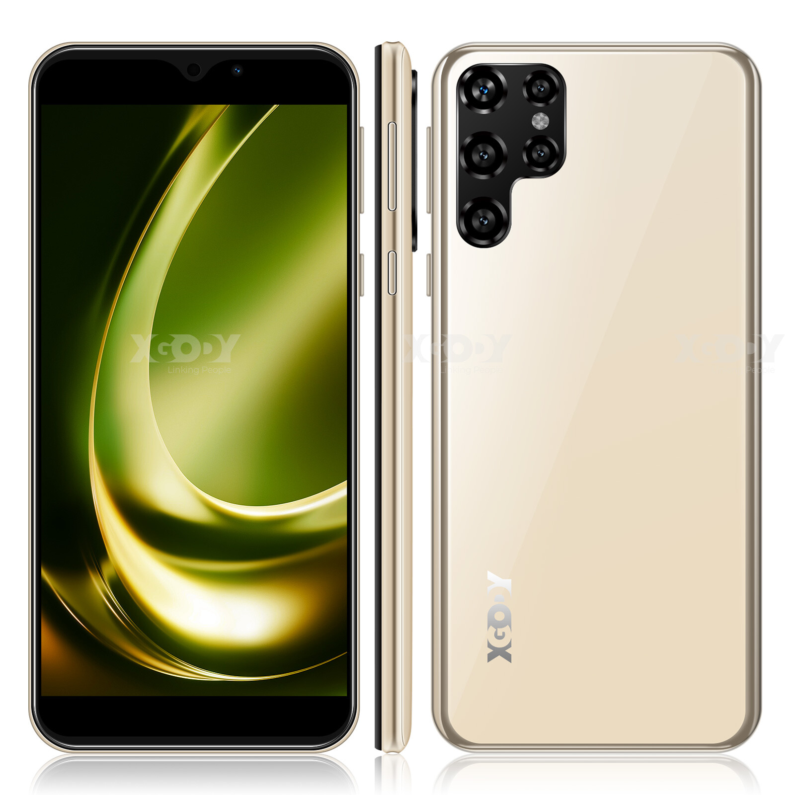 2023 New Android Cheap Cell Phone Factory Unlocked Smartphone Dual SIM Quad Core