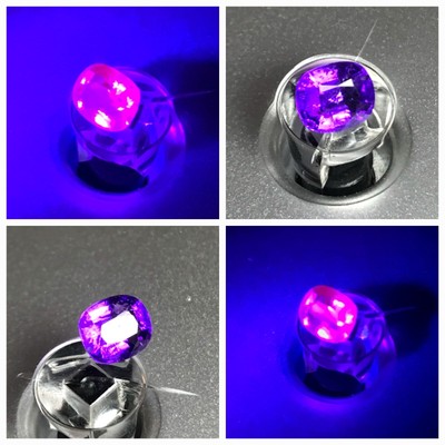 0.99ct RARE HACKMANITE CERTIFIED NATURAL Top Color/UV Fluorescent/ Colour Change