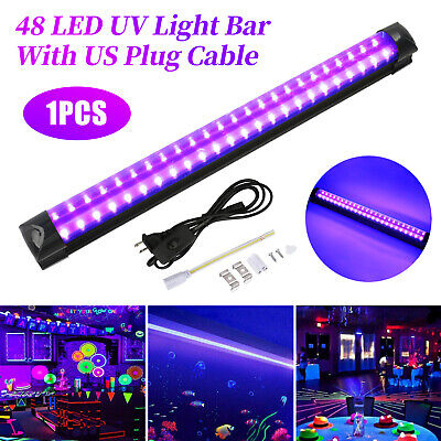 Fixtures Ultraviolet Lamp Strip Us Plug Dj Party Club 48led