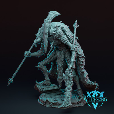 The Faceless King - by WitchSong Miniatures | Fantasy | D&D | Beast | Monster