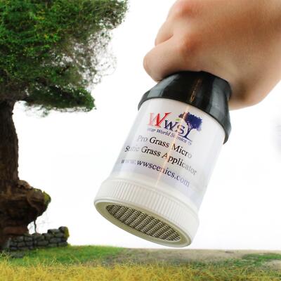 WWS Pro Grass Micro Static Grass Applicator Scenery Kit - Model Railway Wargame