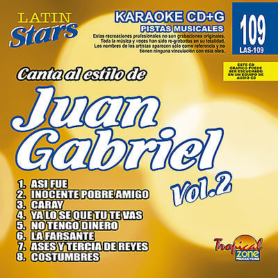 Karaoke Latin Stars 109 Juan Gabriel Vol.2