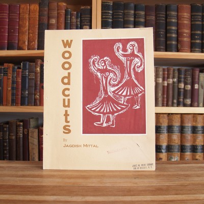 Woodcuts by Jagdish Mittal - rare art portfolio from 1954