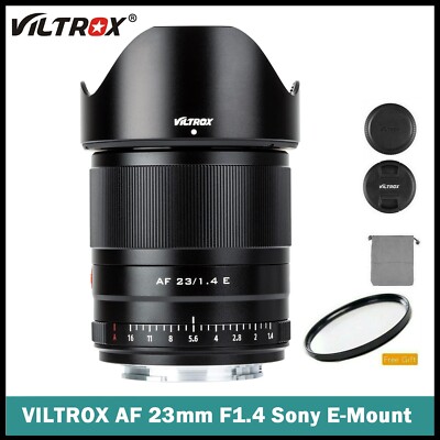 Viltrox 23mm f1.4 E AF Auto Focus Large Aperture Lens for Sony E-mount Cameras