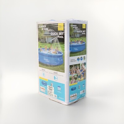 Summer Waves 15 ft x 36 Quick Set Inflatable Above Ground Swimming Pool Pump New