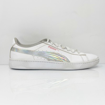 

Puma Girls Vikky V2 381839-01 Белые повседневные туфли Кроссовки Размер 6C, Белый, Vikky V2