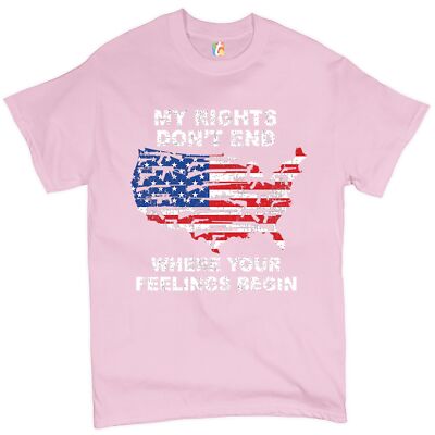 My Rights Don't End Where Your Feelings Begin T-shirt USA Pro Guns Men's Tee