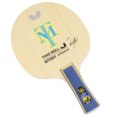 Tennis Racket Timo Boll J Shakehand Attack 5 Plywood Kids (4 To 9 Years Ol