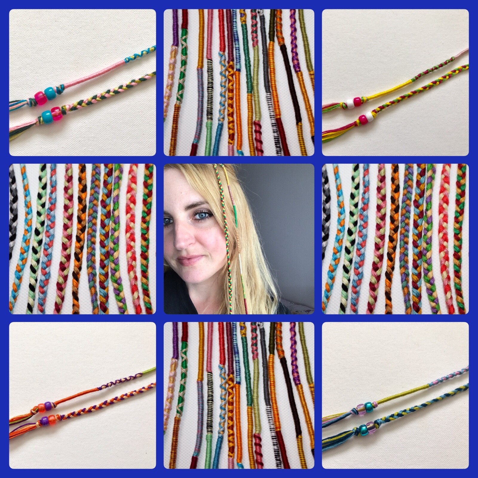 HAIR WRAP BRAID AND PLAIT SET - SUMMER FESTIVAL BOHO CLIP IN  display picture 1
