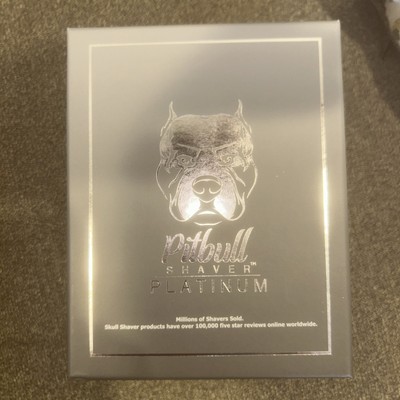 New Skull Shaver Pitbull Platinum :Head Shaver for Men, Wet/Dry Technology