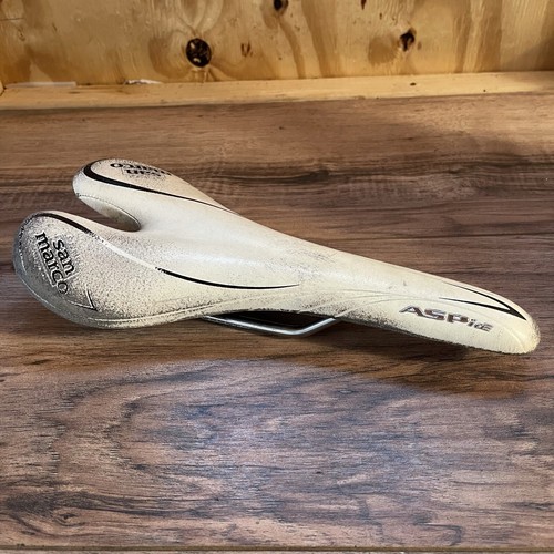 Selle Vélo Route Selle San Marco ASPide – Cuir Noir – Rails Titane – Excellent état