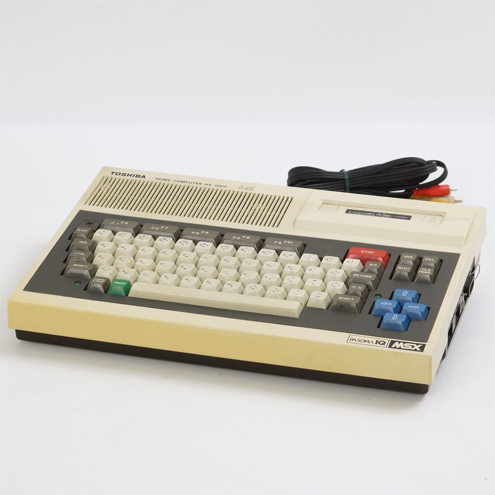 MSX PASOPIA IQ HX-10DP 64K Home Computer TOSHIBA Tested MSX PASOPIA IQ HX-10DP 64K Home Computer TOSHIBA Tested