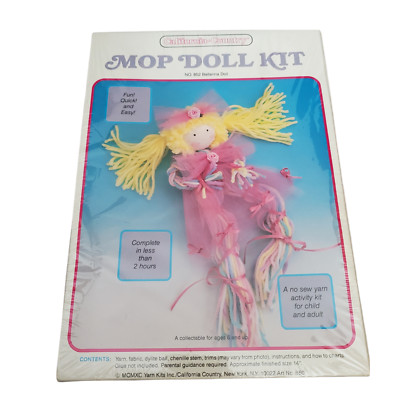 California Country Vintage Mop Doll Kit NO 852 Ballarina Doll Collectable USA