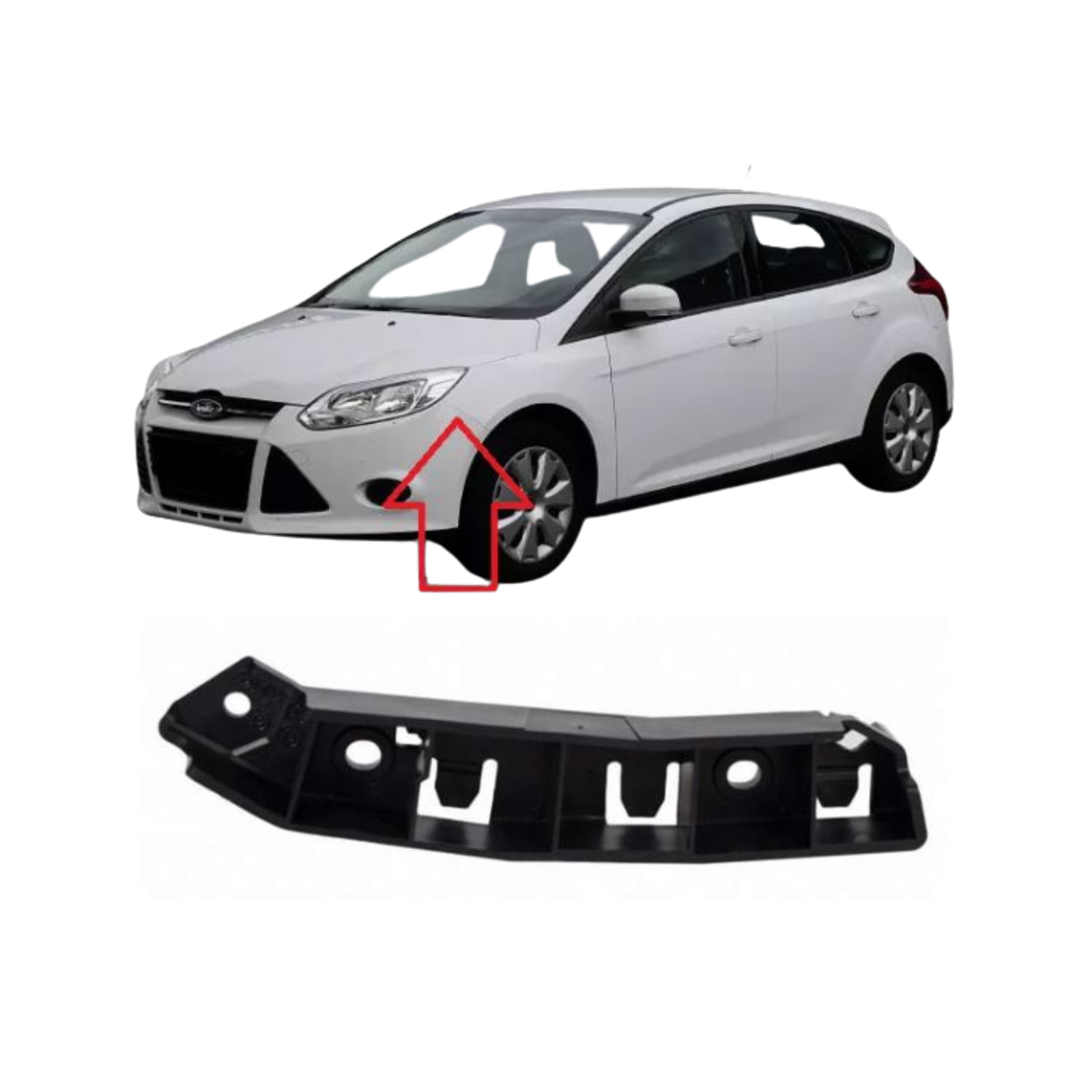 Front Bumper Mounting Bracket Left For Ford Focus MK3 14-18 1718731 Passenger