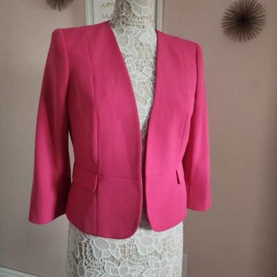 LKNW Pink Kasper open Blazer Jacket 6 Petite adorable