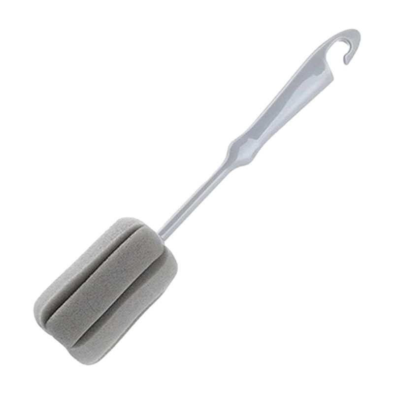 Water Bottle Brush Long Handle Bottle Washing Brush Cleaning Brush with Sponge